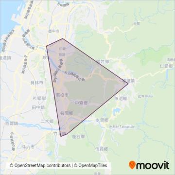 台中客運 coverage area map