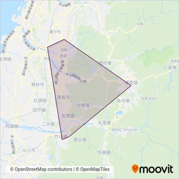台中客運 coverage area map