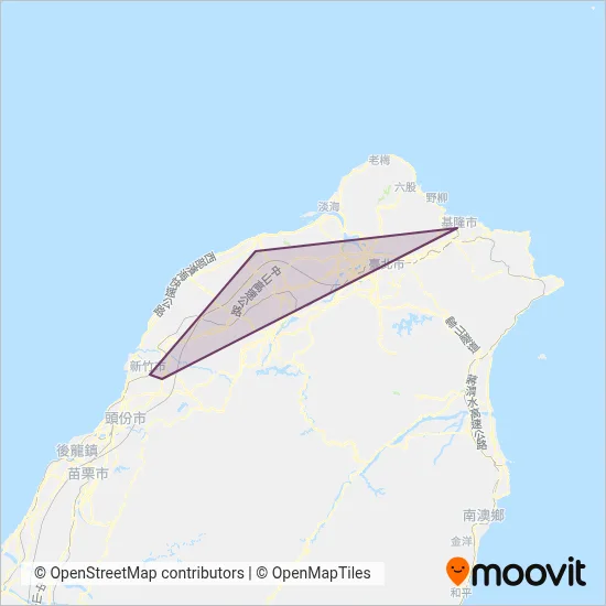 RiHao Bus coverage area map