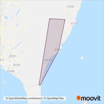 東台灣客運 coverage area map