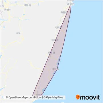 興東客運 coverage area map