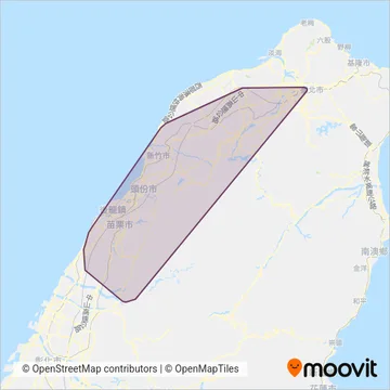 亦捷科際 Yi-Jet coverage area map