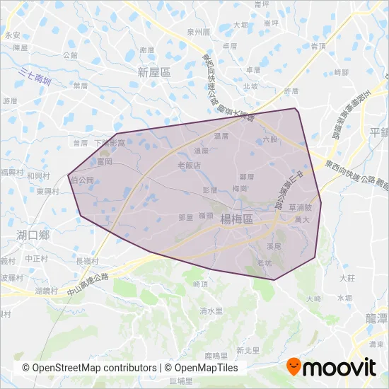 金台通運 coverage area map