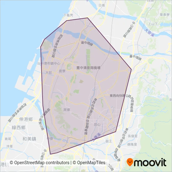 巨業交通 coverage area map