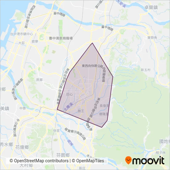 全航客運 coverage area map