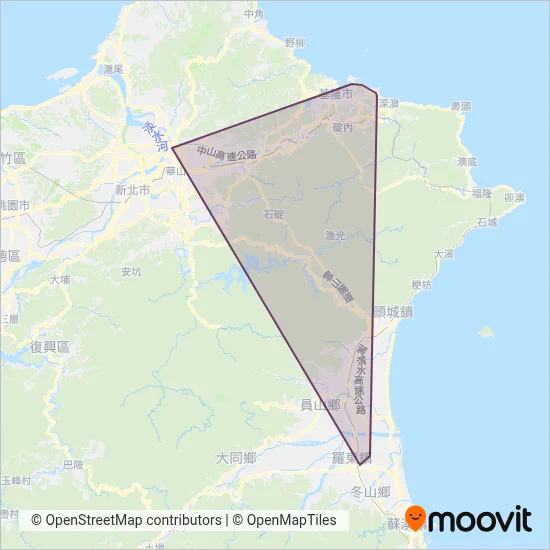 Capital Bus coverage area map