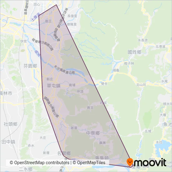 總達客運 coverage area map