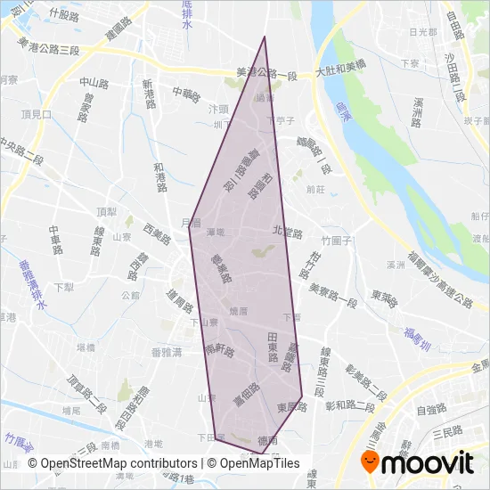 Hemei Township Office coverage area map