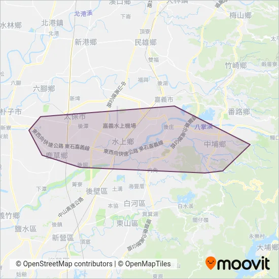 皇冠交通股份有限公司 coverage area map