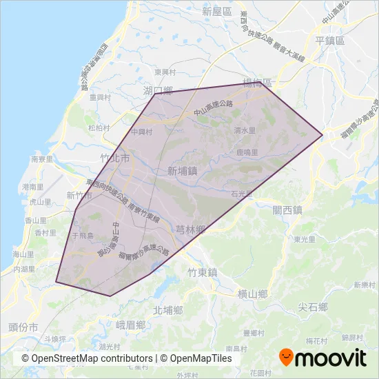 捷乘客運 coverage area map