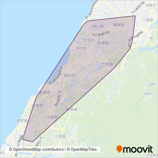 亦捷科際 coverage area map