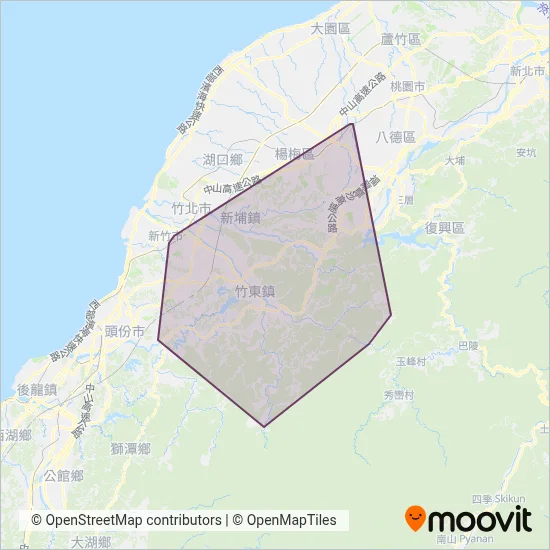 捷乘客運 coverage area map