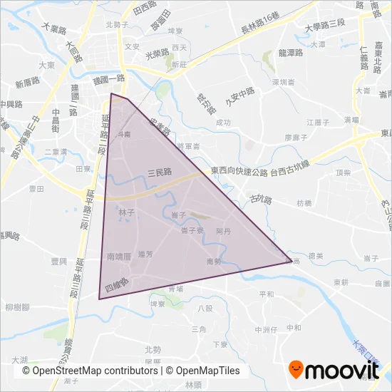 斗南鎮公所 coverage area map