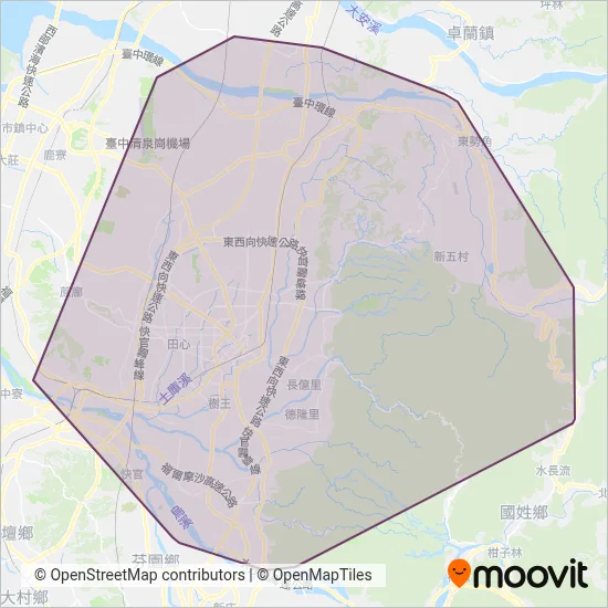 怡美車隊 coverage area map