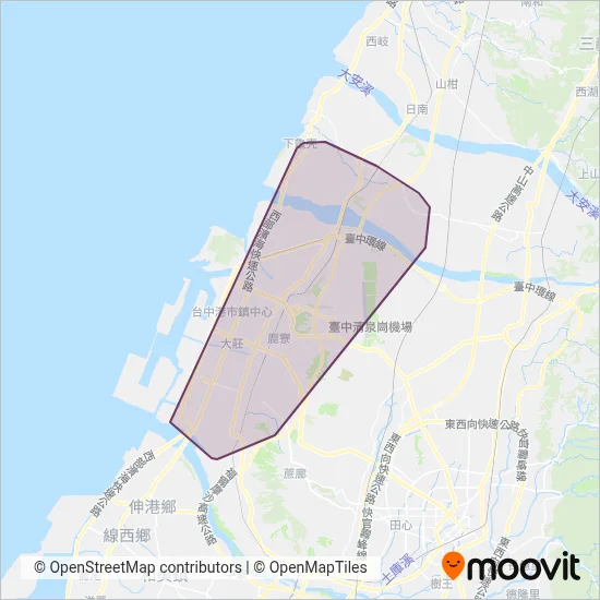 Taiwan Taxi coverage area map