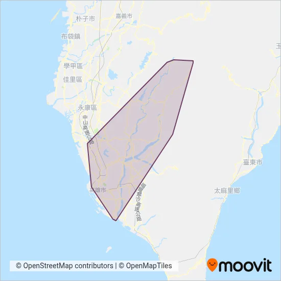 福倫交通 coverage area map