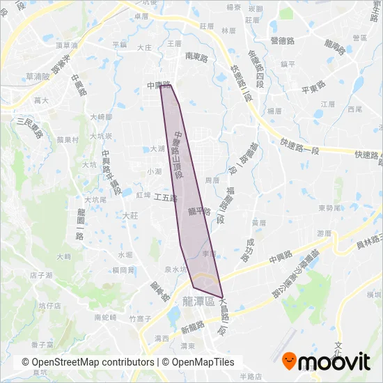 聯營-指南客運-統聯客運 coverage area map