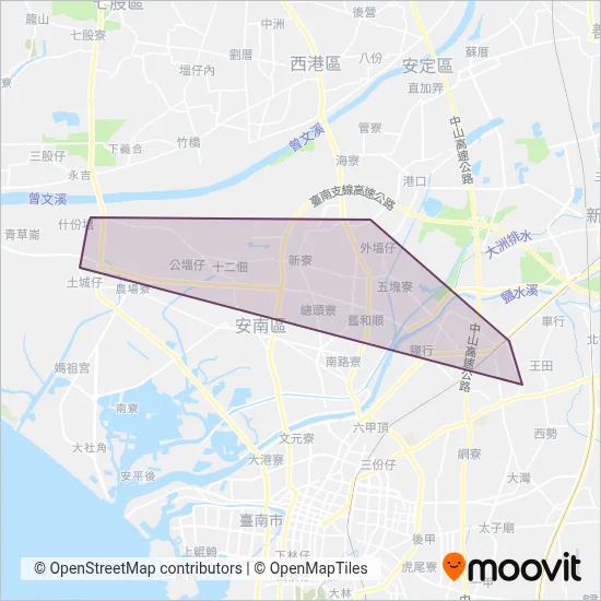 統聯客運(小巴) coverage area map