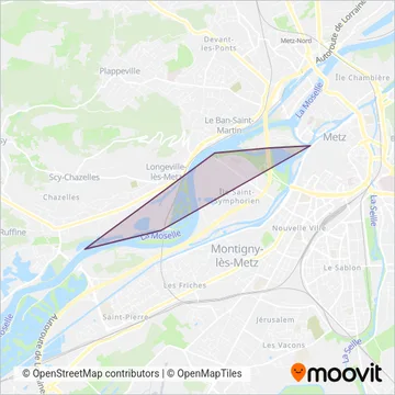 LE MET' coverage area map
