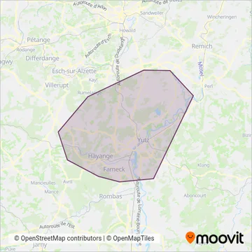 Trans Fensch coverage area map