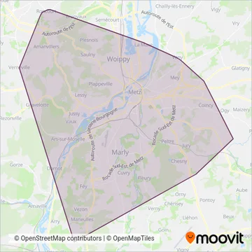 Le Met' coverage area map