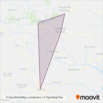 São José do Tocantins coverage area map