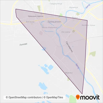 Net Bus Co [lokalni] coverage area map