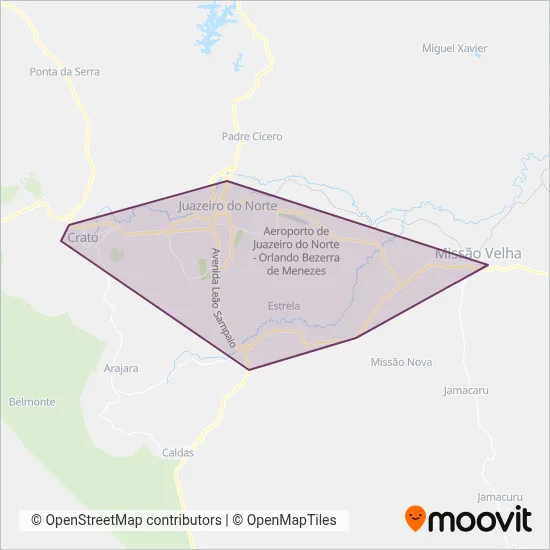 ViaMetro | Metropolitano coverage area map