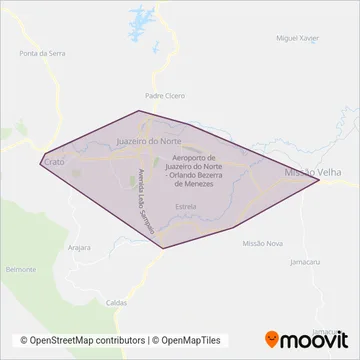Via Metro coverage area map