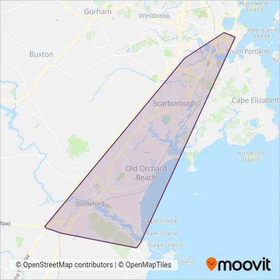 BSOOB coverage area map