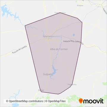 Grupo LINEcar (Aupsa) coverage area map
