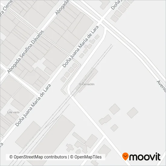 Ferrocarril Internacional Casimiro coverage area map