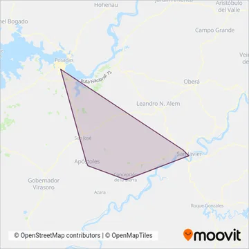 M. Horianski coverage area map