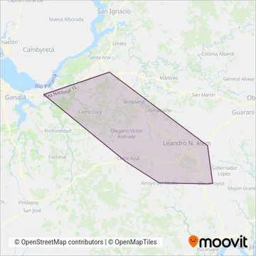 Tala S.R.L. coverage area map