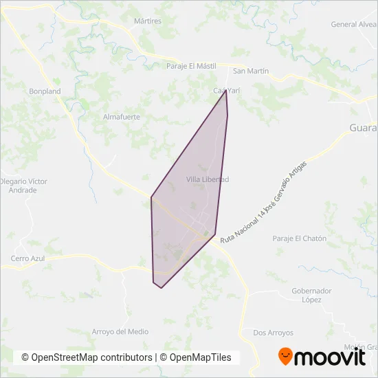 Rota S.R.L. coverage area map