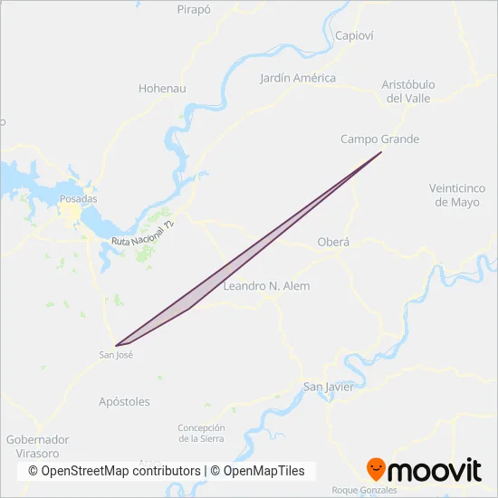 Forestal MDM S.R.L. - Sol del Norte coverage area map