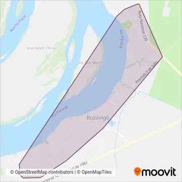 Transbus coverage area map