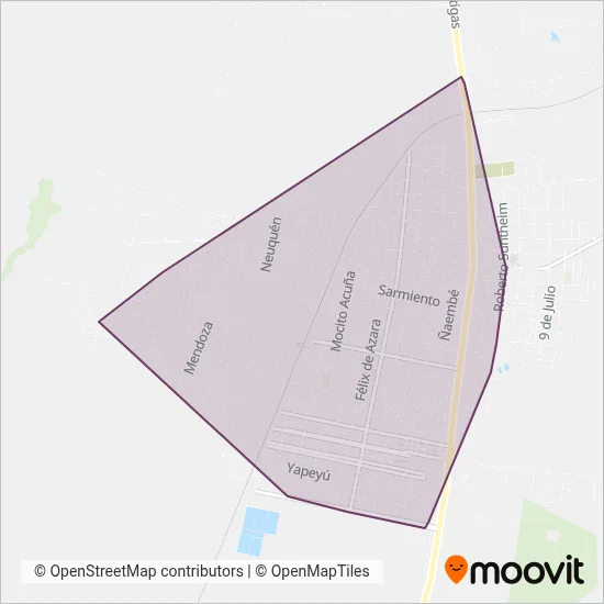 Municipalidad de Gdor. Virasoro coverage area map