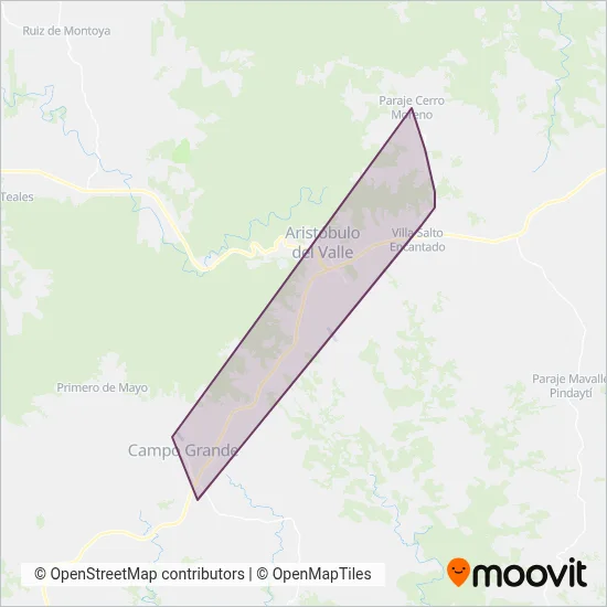 El Alba coverage area map