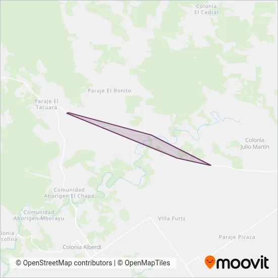 Capital del Té coverage area map