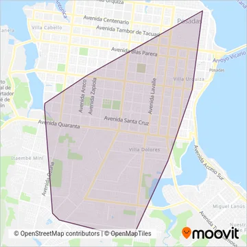 Tipoka coverage area map