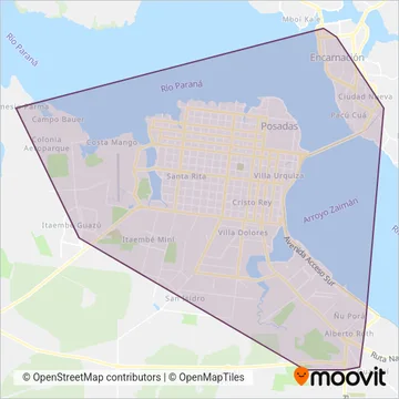 Casimiro Zbikoski coverage area map