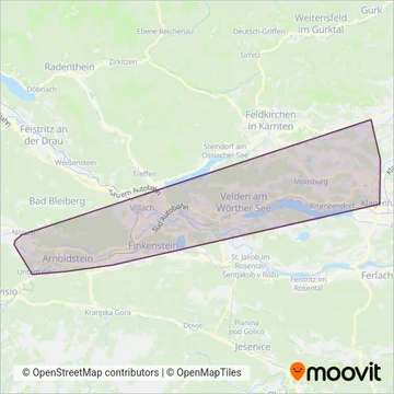 Dr. Richard Kärnten GmbH & CO KG coverage area map