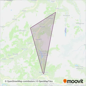 Tiroler Linien Bus GmbH coverage area map