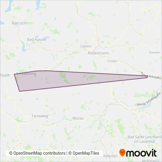Planai-Hochwurzen-Bahnen GmbH coverage area map