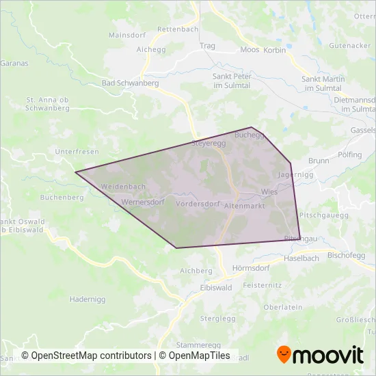 Arno Fruhmann GmbH coverage area map
