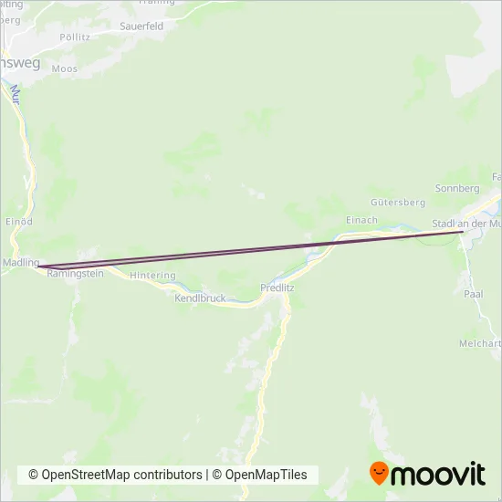 Steiermarkbahn und Bus GmbH (Bus) Verbundsgebiet