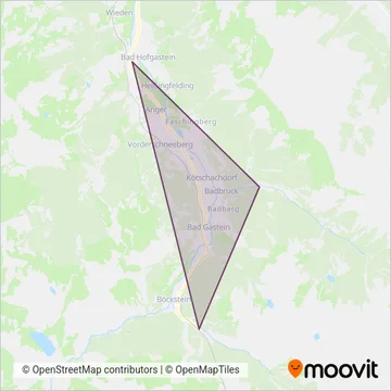H. Lackner Gastein coverage area map