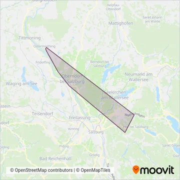 SAD Nahverkehr AG coverage area map