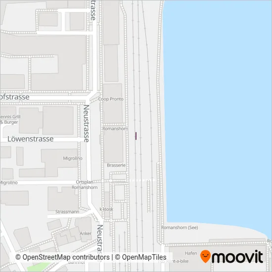 Schweizerische Bundesbahnen coverage area map
